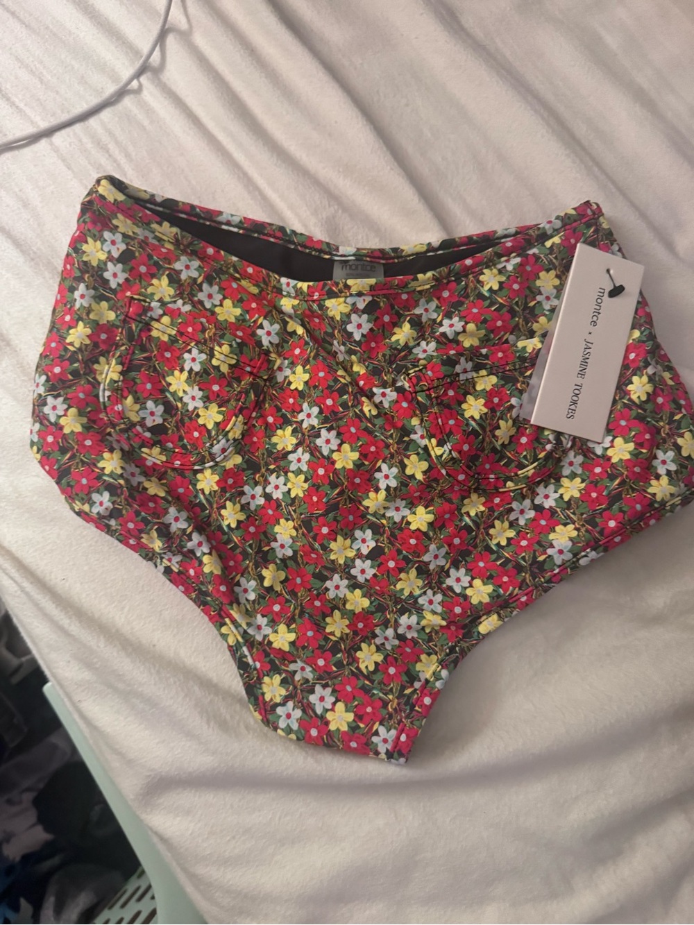 Sienna Floral Polly Bikini Bottom small NWT - Picture 3 of 4